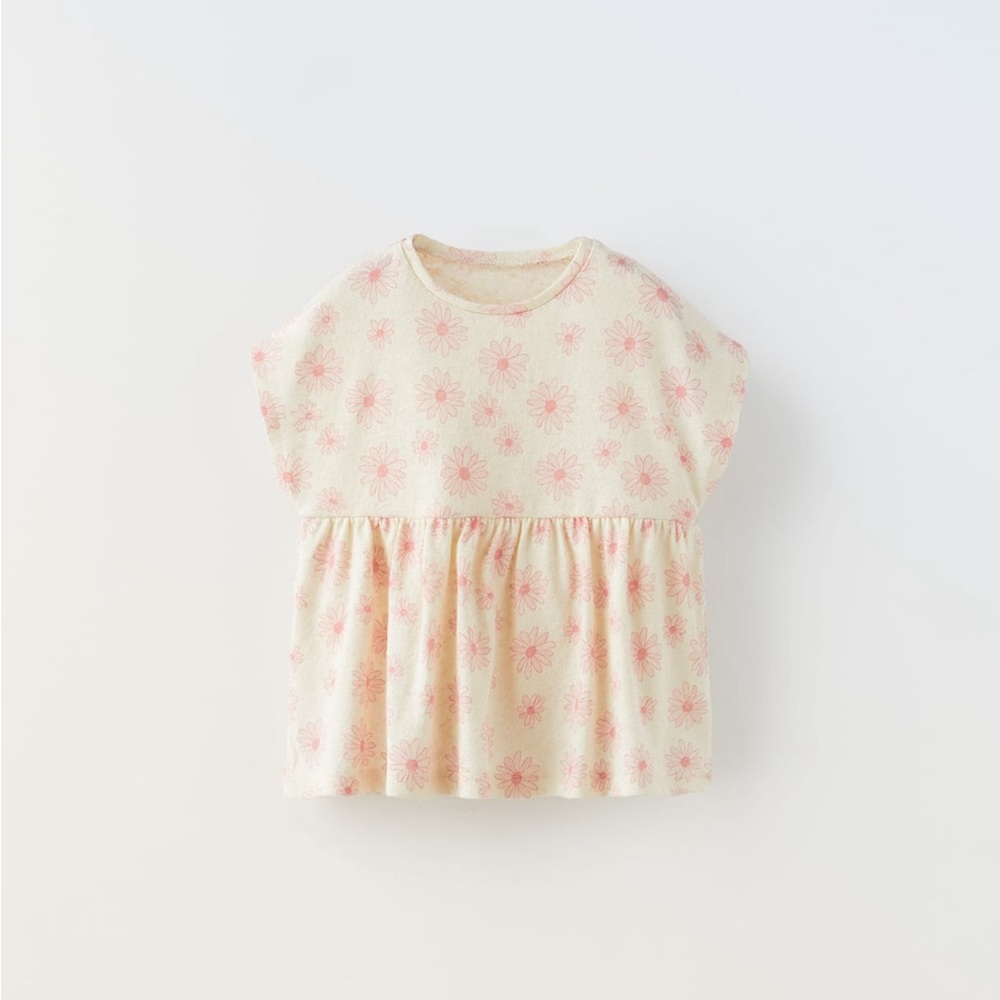 Zara Kids Floral Shirt 9-12months NWT